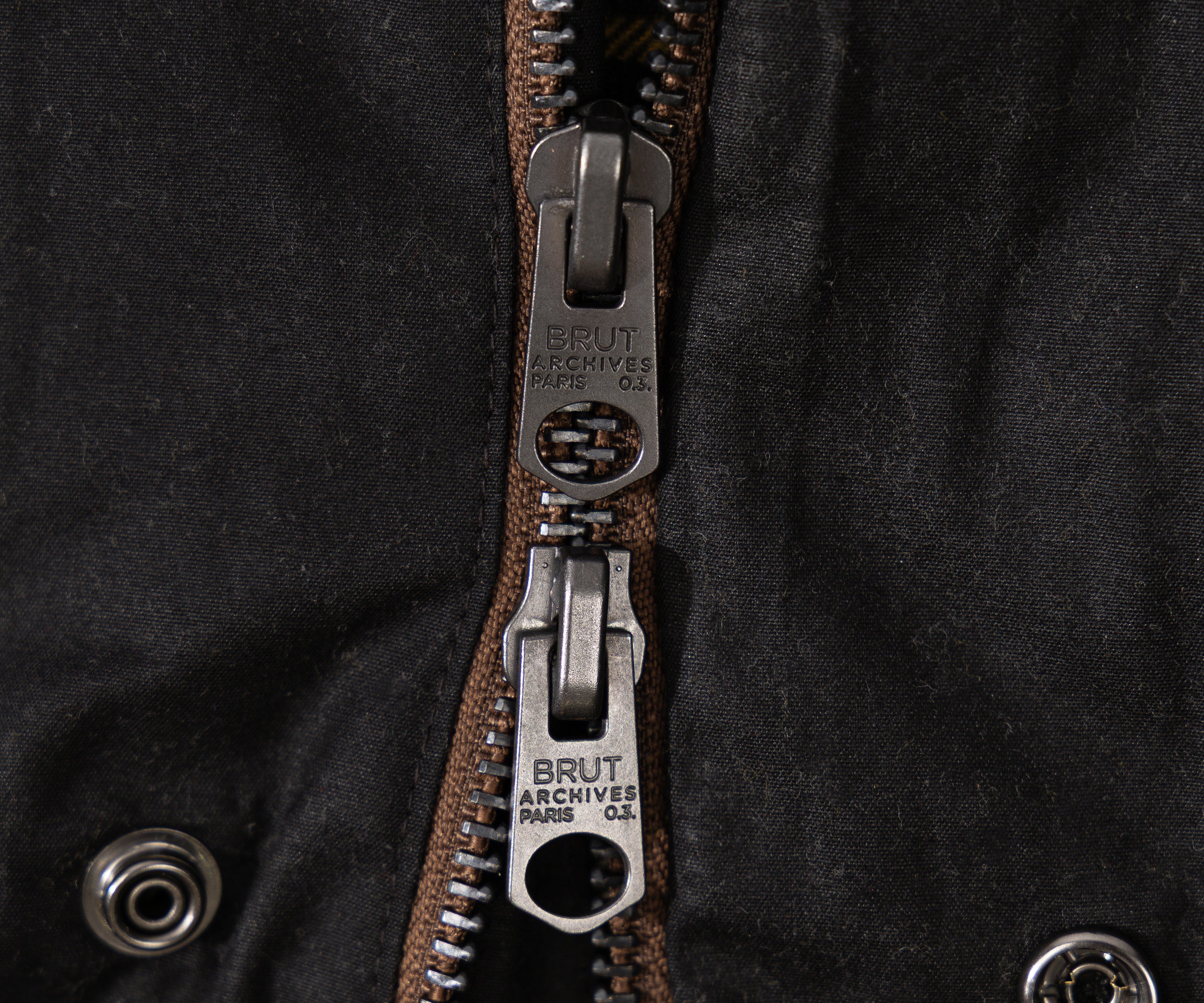 REWORK® STORMFISHER WAX JACKET - N° 003 Coats & Jackets SMALL / BROWN - BRUT Clothing US