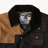 REWORK® STORMFISHER WAX JACKET - N° 004 Coats & Jackets SMALL / BROWN - BRUT Clothing US