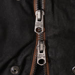 REWORK® STORMFISHER WAX JACKET - N° 004 Coats & Jackets SMALL / BROWN - BRUT Clothing US