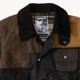 REWORK® STORMFISHER WAX JACKET - N° 005 Coats & Jackets SMALL / BROWN - BRUT Clothing US