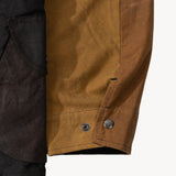 REWORK® STORMFISHER WAX JACKET - N° 005 Coats & Jackets SMALL / BROWN - BRUT Clothing US