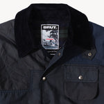 REWORK® STORMFISHER WAX JACKET - N° 007 Coats & Jackets SMALL / BLUE - BRUT Clothing US