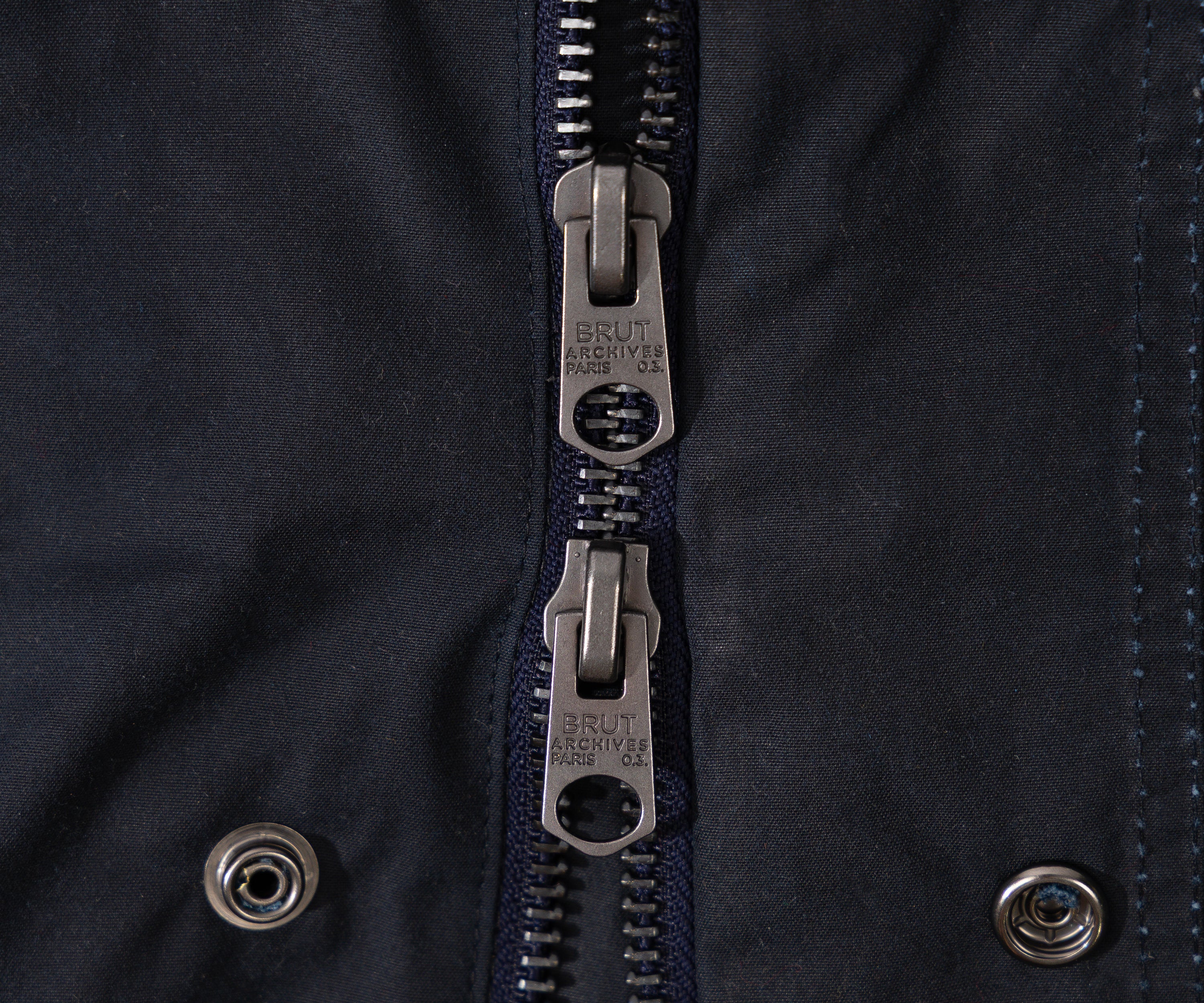 REWORK® STORMFISHER WAX JACKET - N° 007 Coats & Jackets SMALL / BLUE - BRUT Clothing US