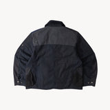 REWORK® STORMFISHER WAX JACKET - N° 007 Coats & Jackets SMALL / BLUE - BRUT Clothing US