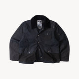 REWORK® STORMFISHER WAX JACKET - N° 008 Coats & Jackets SMALL / BLUE - BRUT Clothing US