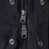 REWORK® STORMFISHER WAX JACKET - N° 008 Coats & Jackets SMALL / BLUE - BRUT Clothing US