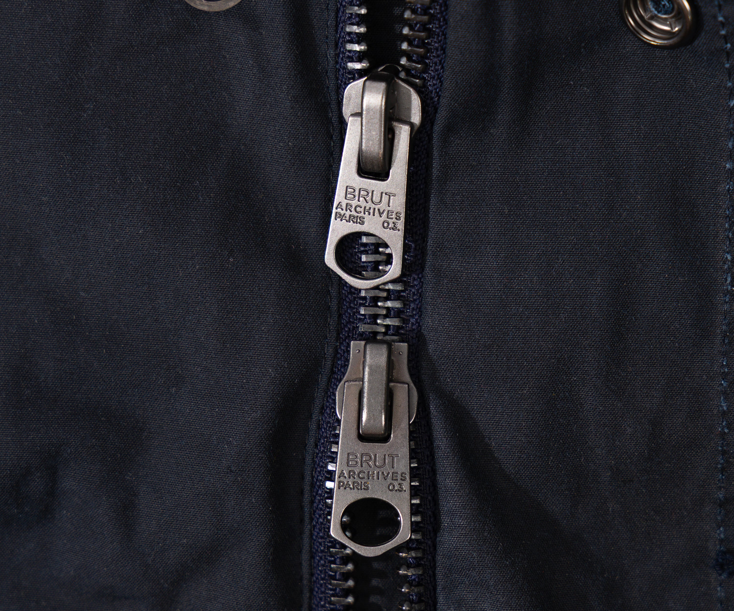 REWORK® STORMFISHER WAX JACKET - N° 009 Coats & Jackets SMALL / BLUE - BRUT Clothing US