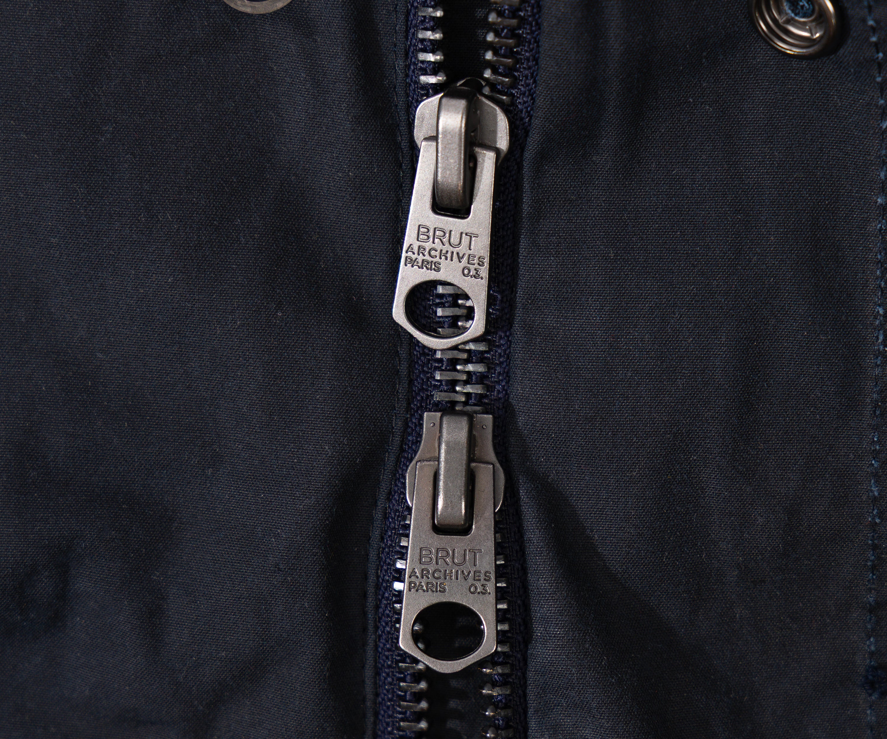 REWORK® STORMFISHER WAX JACKET - N° 009 Coats & Jackets SMALL / BLUE - BRUT Clothing US