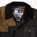 REWORK® STORMFISHER WAX JACKET - N° 012 Coats & Jackets MEDIUM / BROWN - BRUT Clothing US