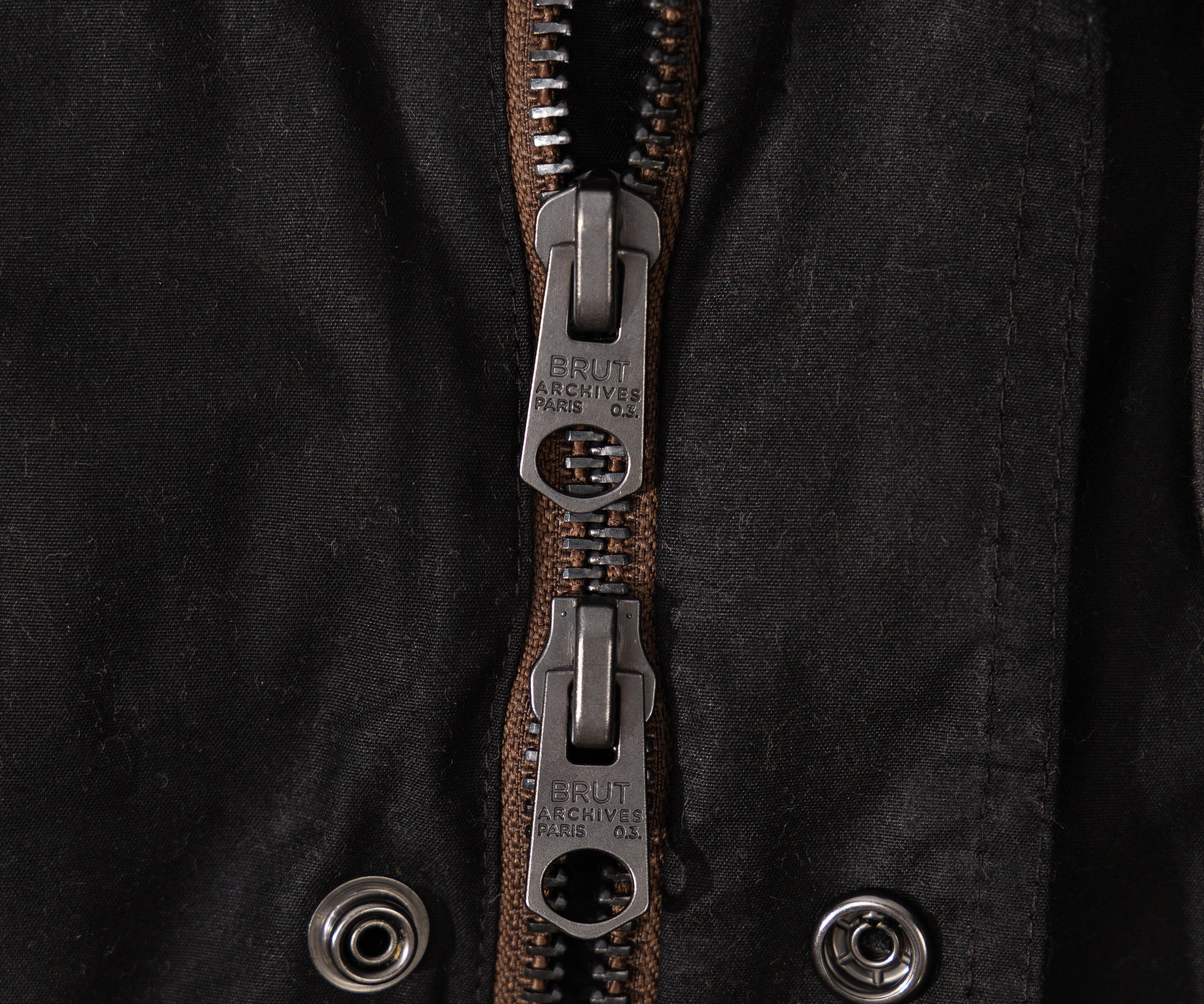 REWORK® STORMFISHER WAX JACKET - N° 012 Coats & Jackets MEDIUM / BROWN - BRUT Clothing US