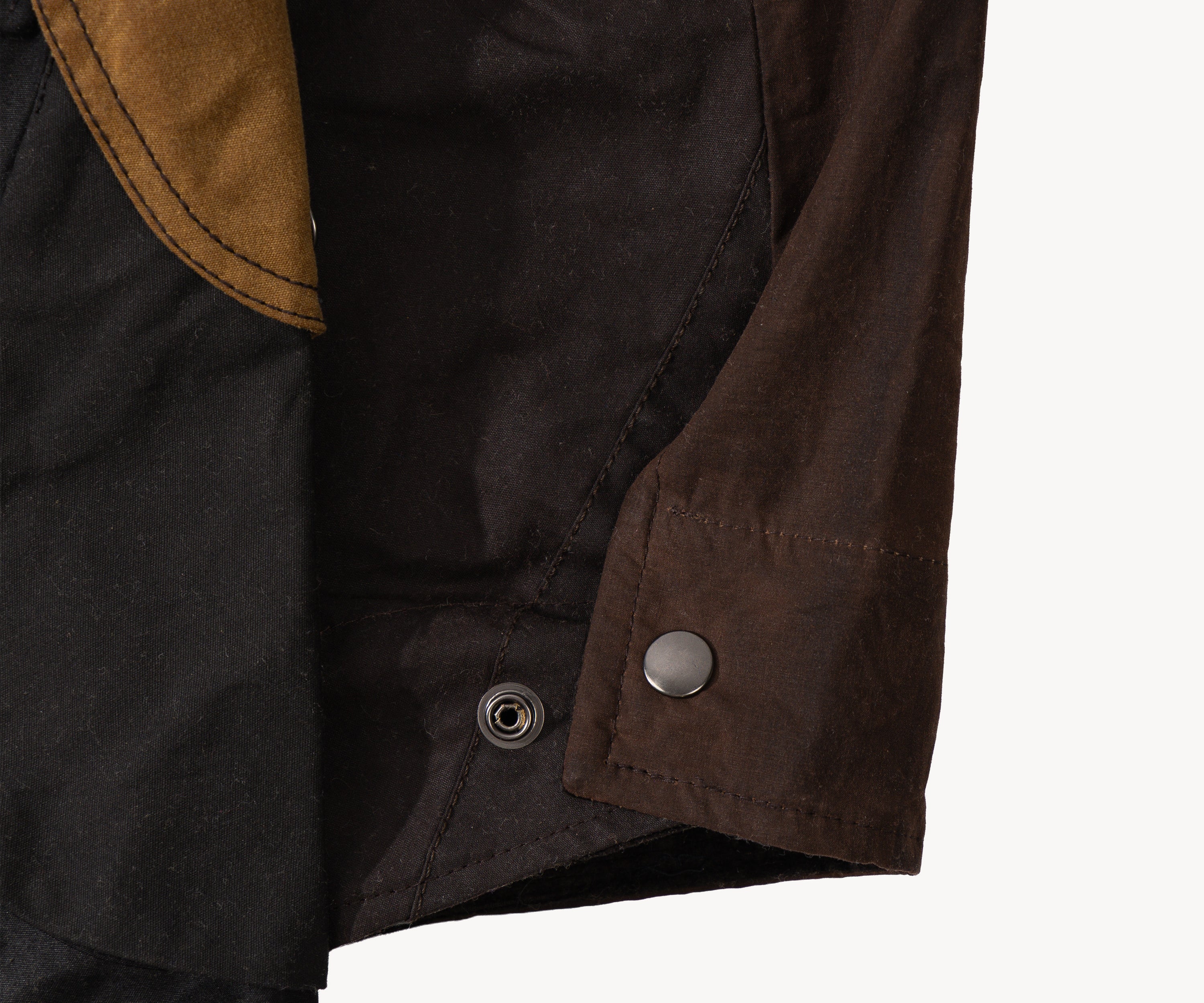 REWORK® STORMFISHER WAX JACKET - N° 012 Coats & Jackets MEDIUM / BROWN - BRUT Clothing US