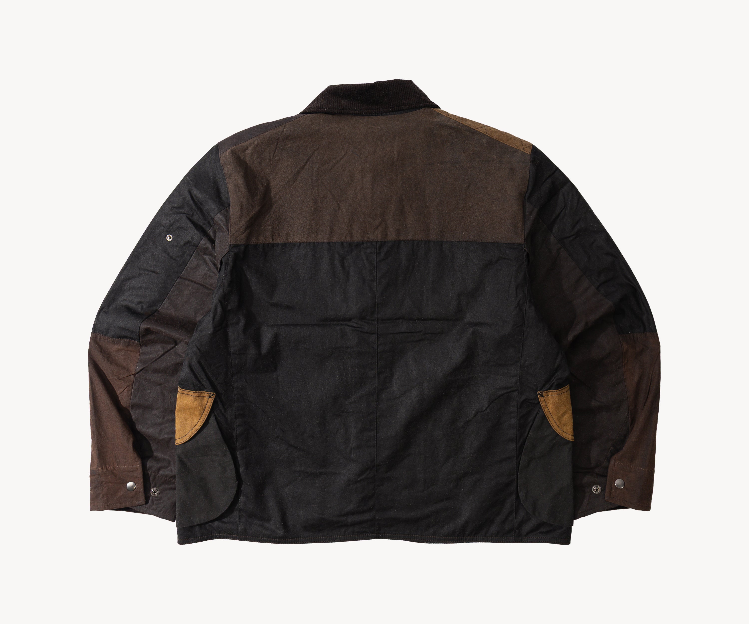 REWORK® STORMFISHER WAX JACKET - N° 012 Coats & Jackets MEDIUM / BROWN - BRUT Clothing US