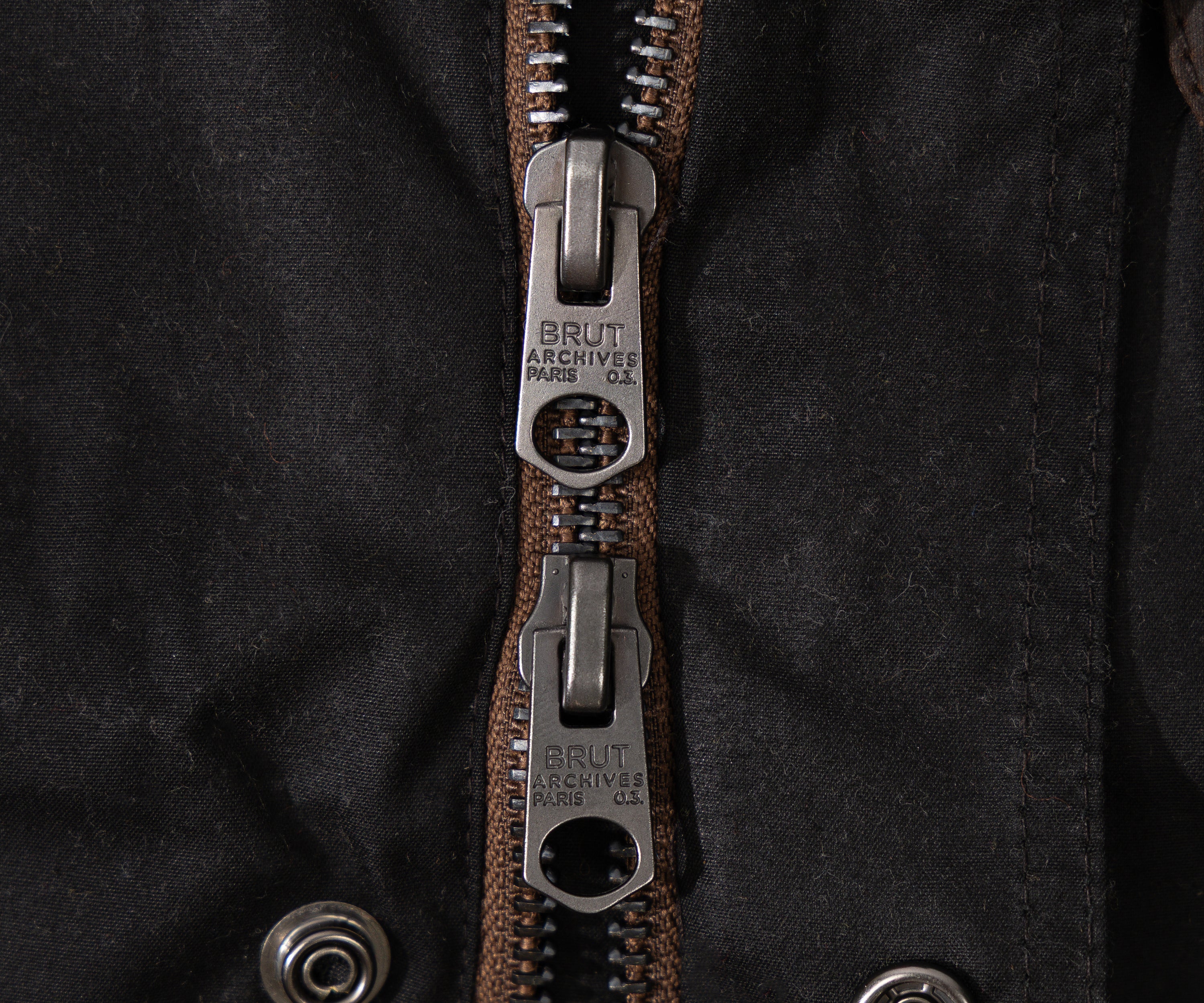 REWORK® STORMFISHER WAX JACKET - N° 013 Coats & Jackets MEDIUM / BROWN - BRUT Clothing US