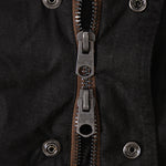 REWORK® STORMFISHER WAX JACKET - N° 014 Coats & Jackets MEDIUM / BROWN - BRUT Clothing US