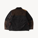 REWORK® STORMFISHER WAX JACKET - N° 014 Coats & Jackets MEDIUM / BROWN - BRUT Clothing US
