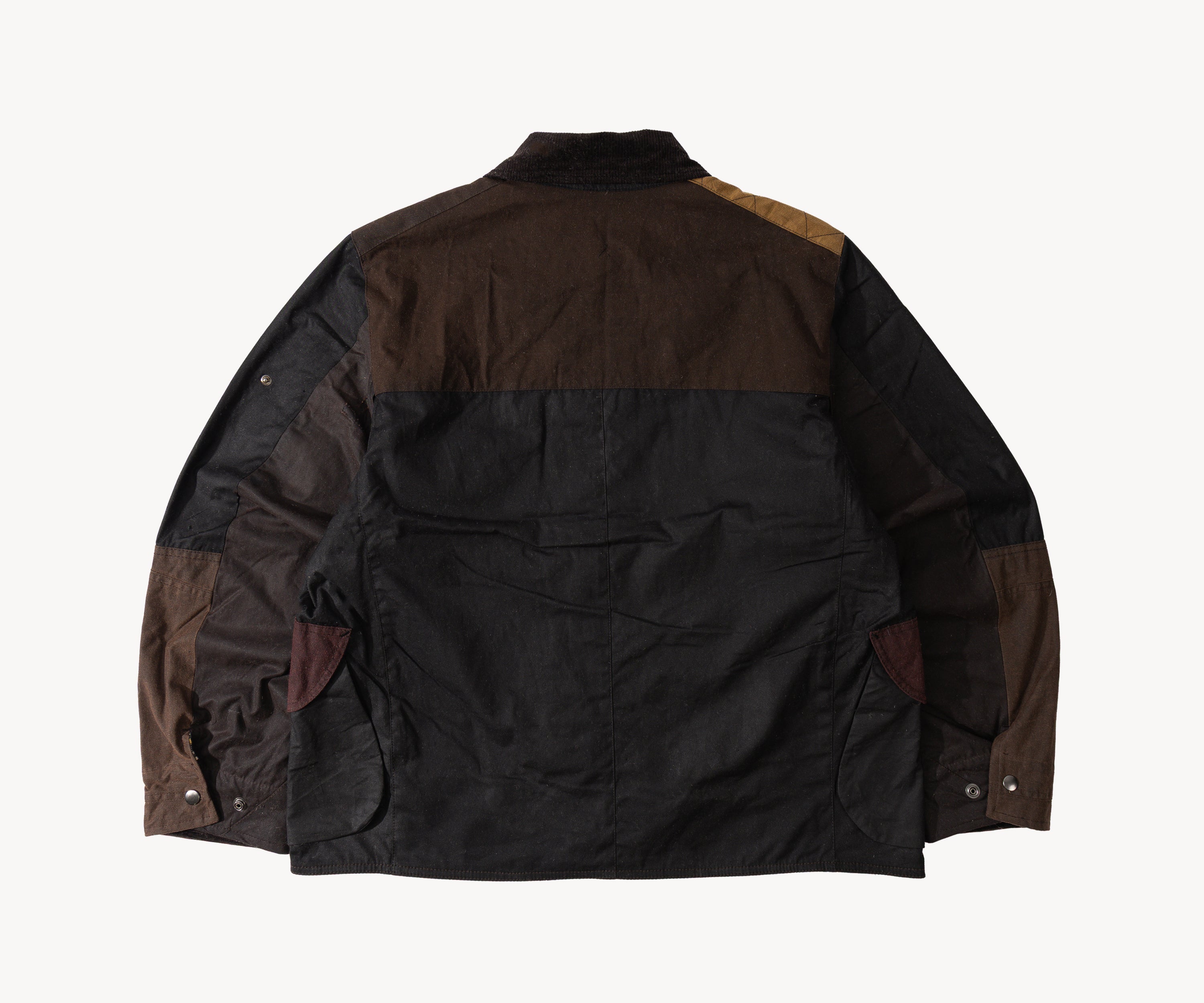 REWORK® STORMFISHER WAX JACKET - N° 014 Coats & Jackets MEDIUM / BROWN - BRUT Clothing US