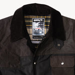 REWORK® STORMFISHER WAX JACKET - N° 015 Coats & Jackets MEDIUM / BROWN - BRUT Clothing US