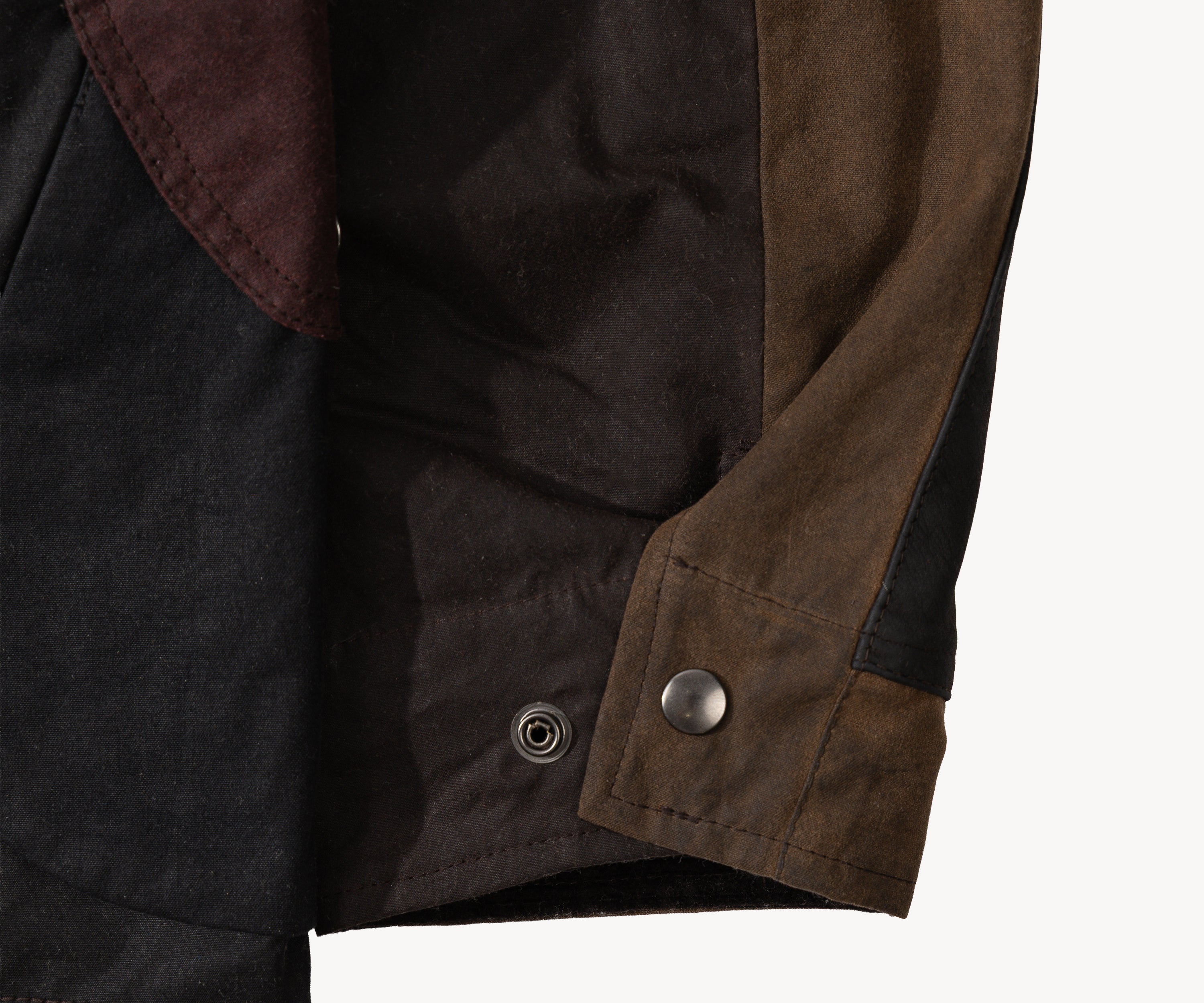 REWORK® STORMFISHER WAX JACKET - N° 015 Coats & Jackets MEDIUM / BROWN - BRUT Clothing US