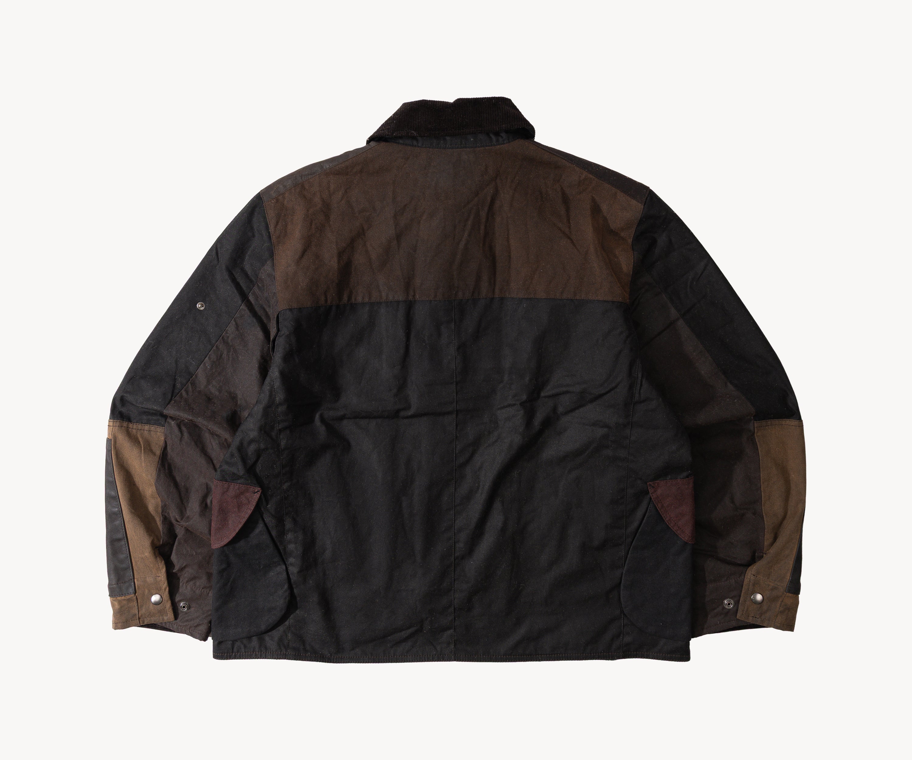 REWORK® STORMFISHER WAX JACKET - N° 015 Coats & Jackets MEDIUM / BROWN - BRUT Clothing US