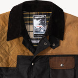 REWORK® STORMFISHER WAX JACKET - N° 016 Coats & Jackets MEDIUM / BROWN - BRUT Clothing US