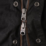 REWORK® STORMFISHER WAX JACKET - N° 016 Coats & Jackets MEDIUM / BROWN - BRUT Clothing US