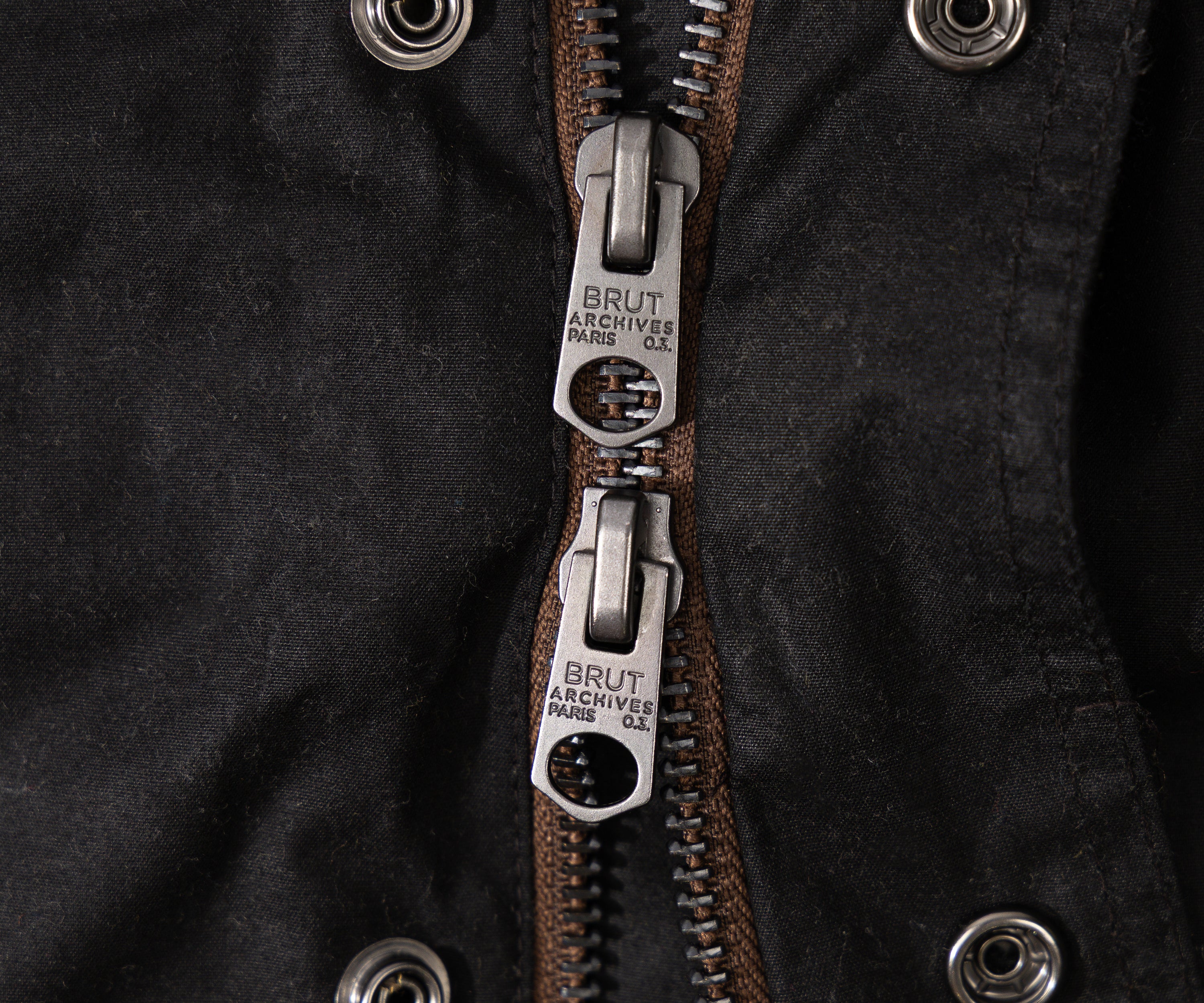 REWORK® STORMFISHER WAX JACKET - N° 016 Coats & Jackets MEDIUM / BROWN - BRUT Clothing US