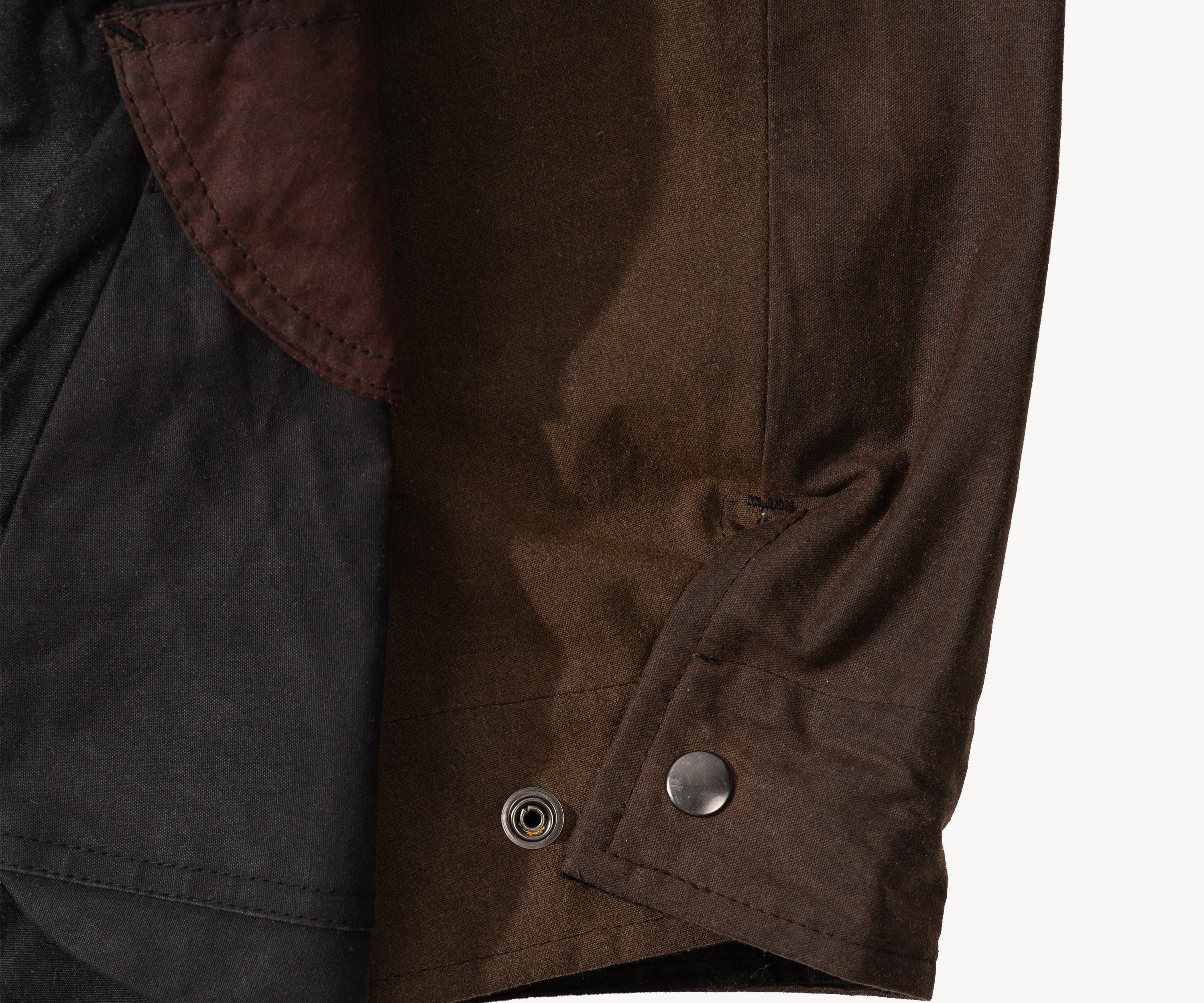 REWORK® STORMFISHER WAX JACKET - N° 016 Coats & Jackets MEDIUM / BROWN - BRUT Clothing US