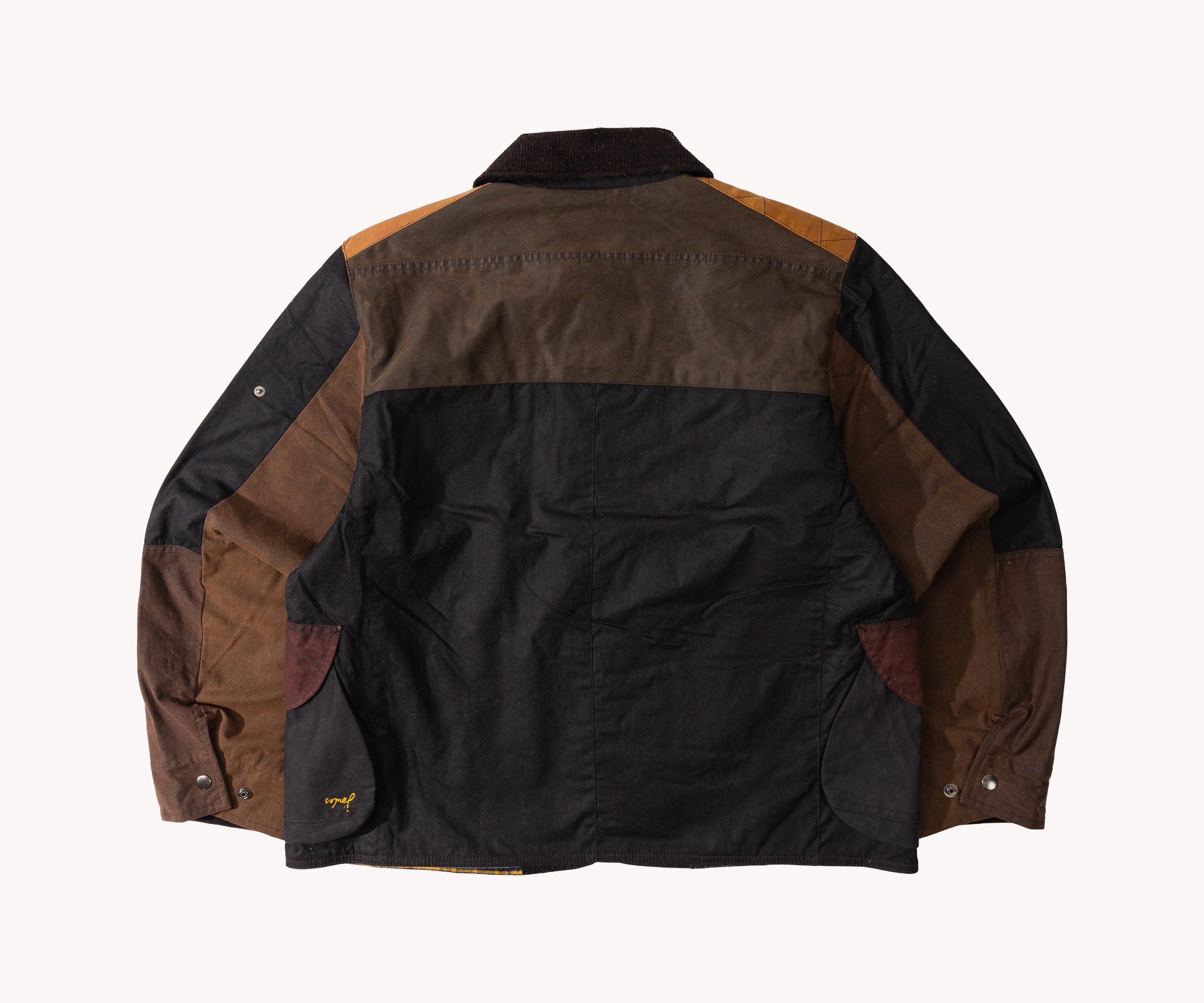 REWORK® STORMFISHER WAX JACKET - N° 016 Coats & Jackets MEDIUM / BROWN - BRUT Clothing US