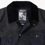 REWORK® STORMFISHER WAX JACKET - N° 019 Coats & Jackets MEDIUM / BLUE - BRUT Clothing US