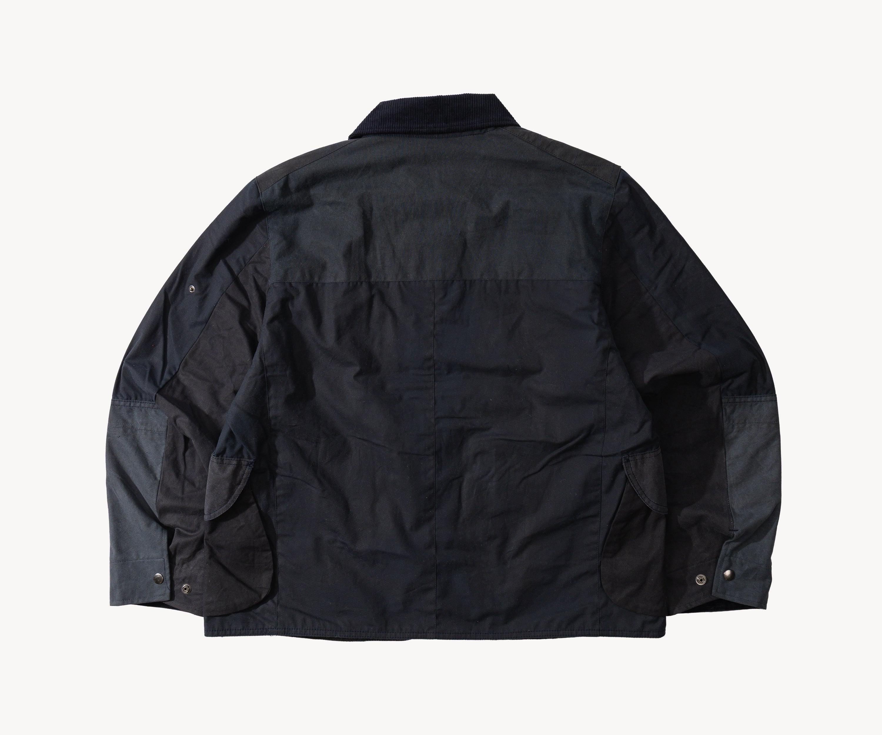 REWORK® STORMFISHER WAX JACKET - N° 019 Coats & Jackets MEDIUM / BLUE - BRUT Clothing US