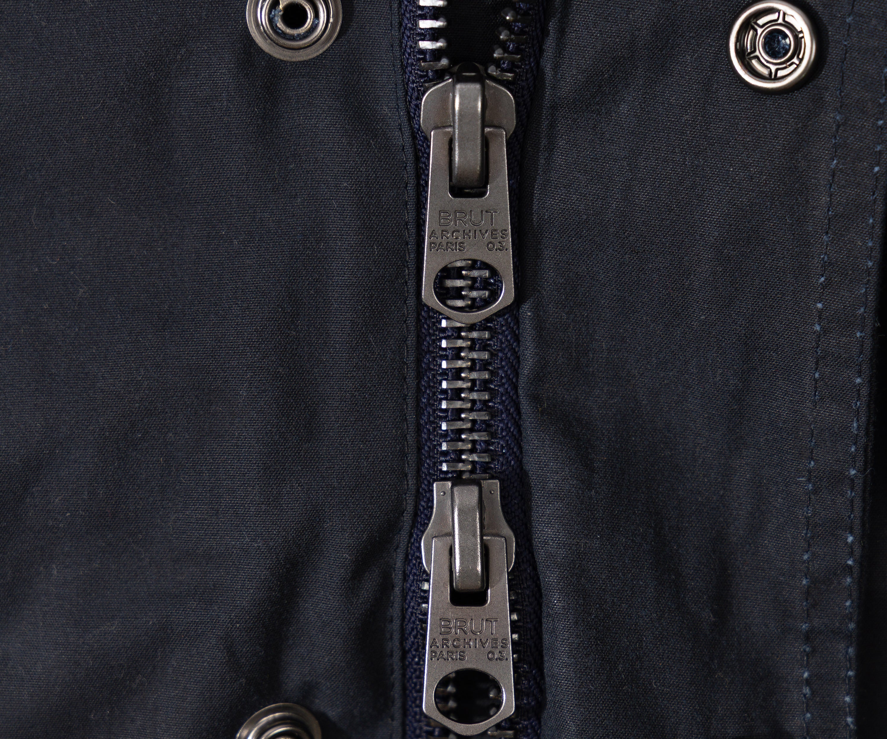 REWORK® STORMFISHER WAX JACKET - N° 020 Coats & Jackets MEDIUM / BLUE - BRUT Clothing US