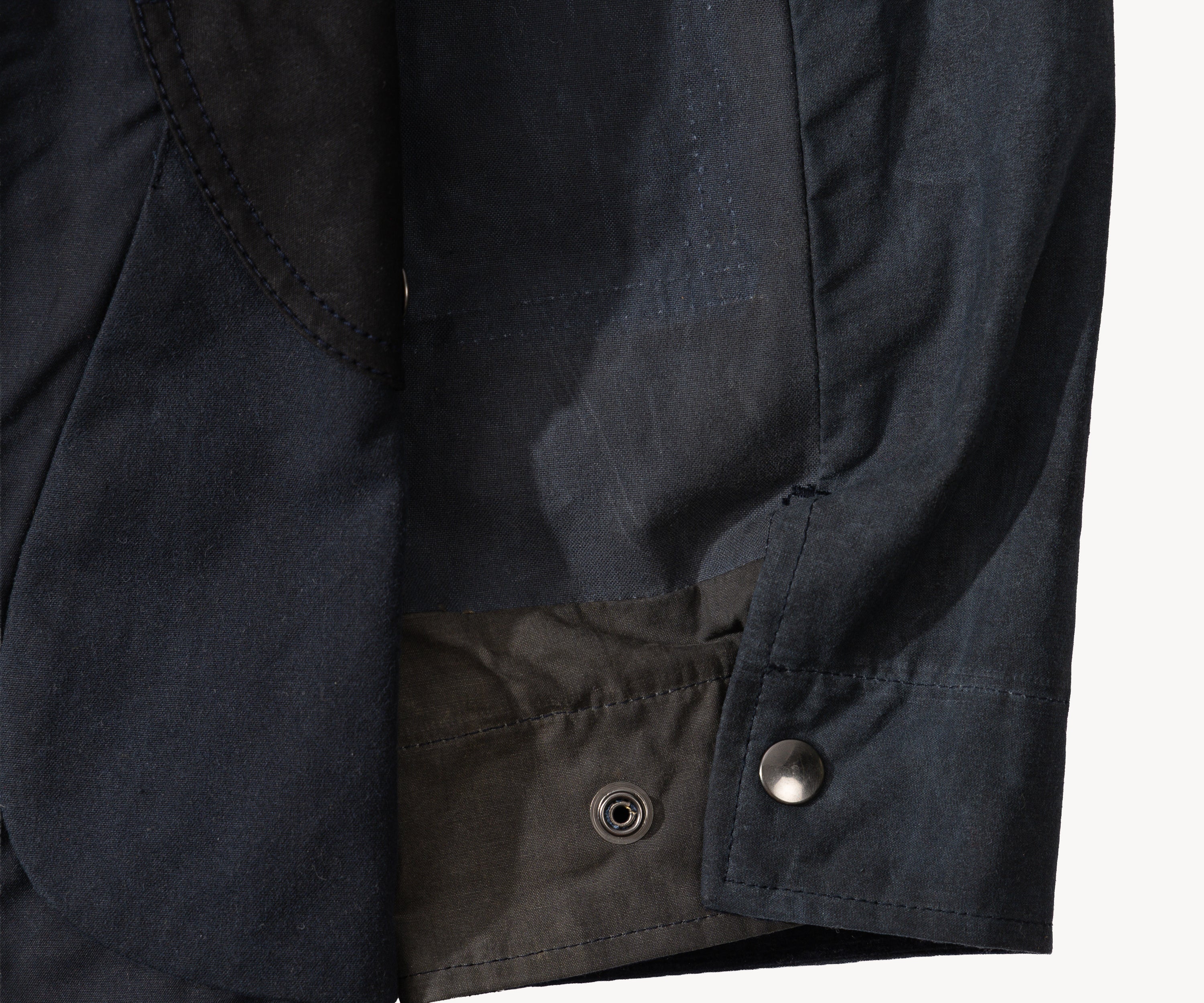 REWORK® STORMFISHER WAX JACKET - N° 020 Coats & Jackets MEDIUM / BLUE - BRUT Clothing US