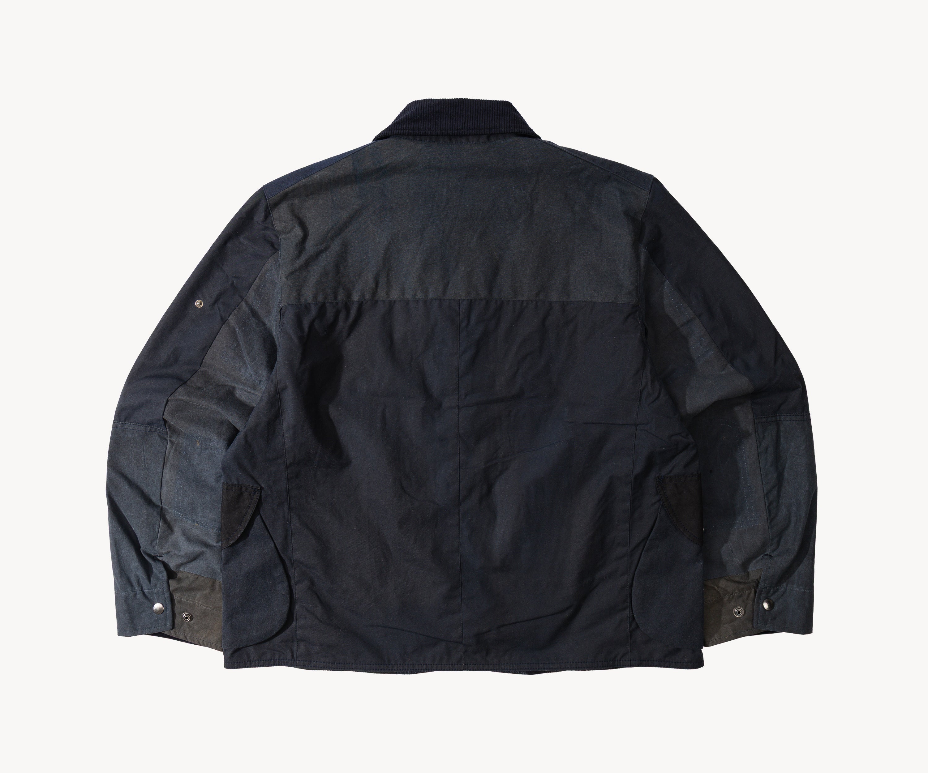 REWORK® STORMFISHER WAX JACKET - N° 020 Coats & Jackets MEDIUM / BLUE - BRUT Clothing US