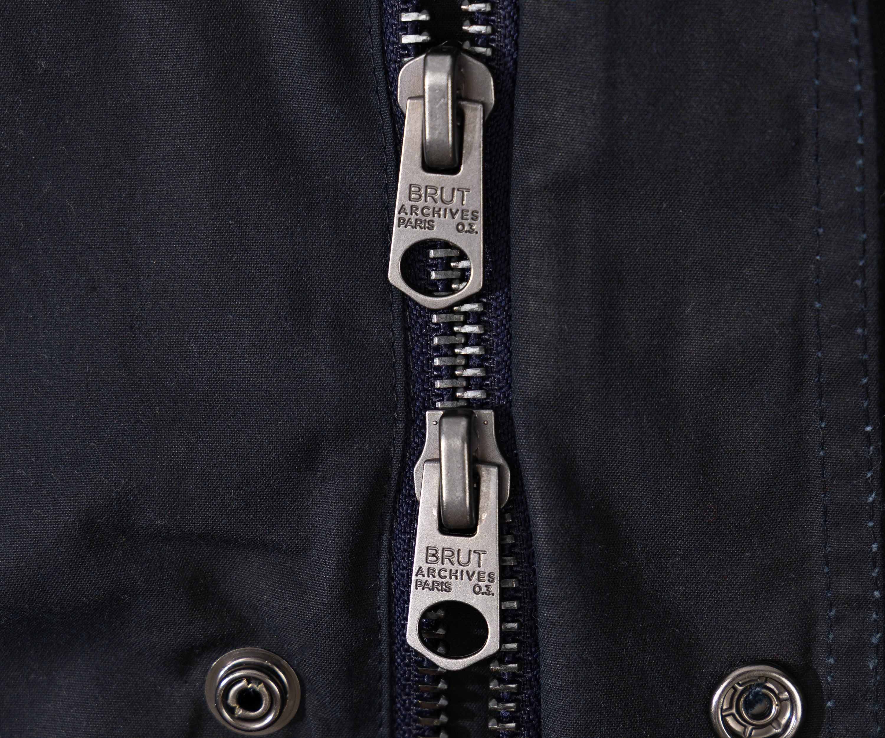 REWORK® STORMFISHER WAX JACKET - N° 021 Coats & Jackets MEDIUM / BLUE - BRUT Clothing US