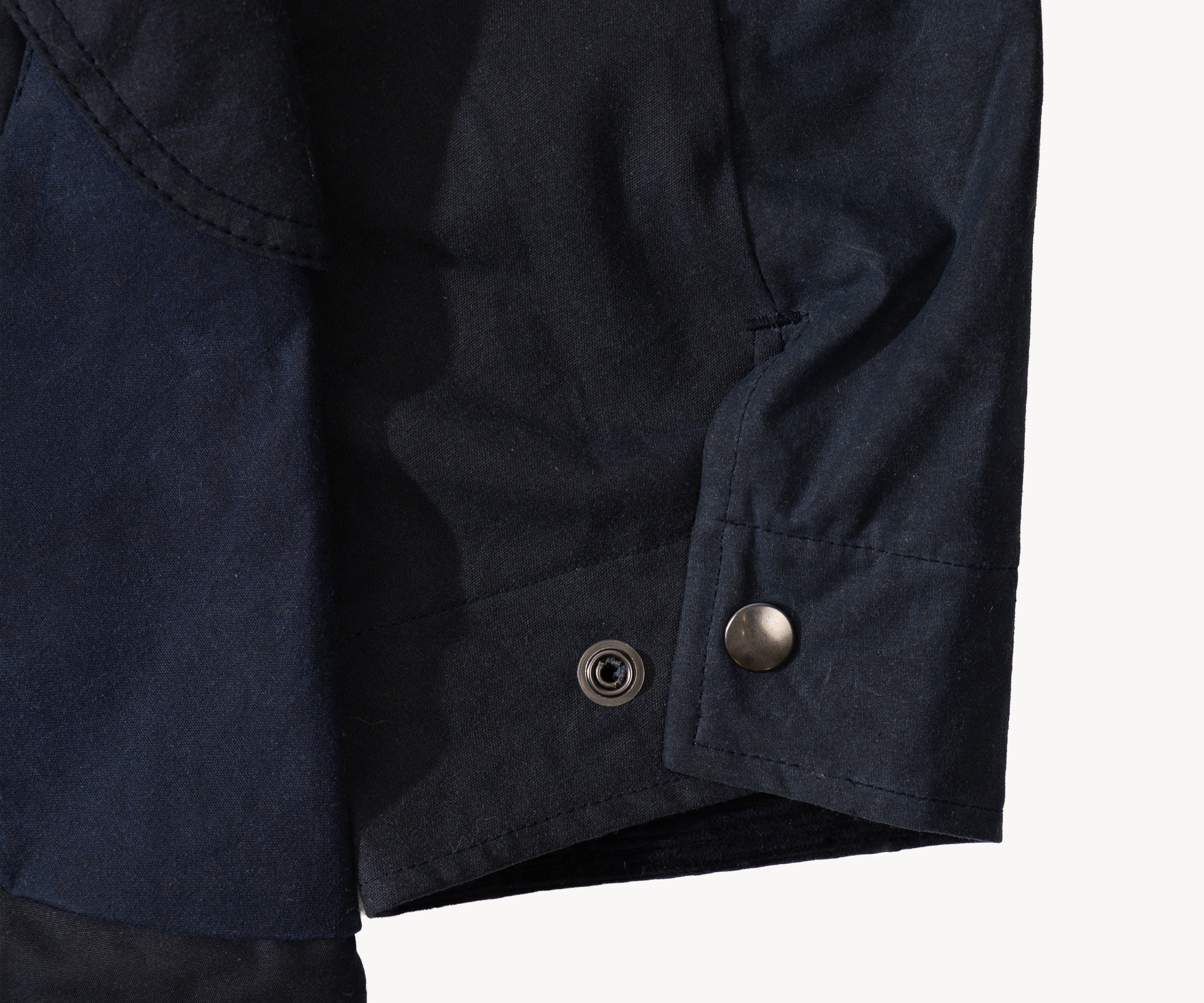 REWORK® STORMFISHER WAX JACKET - N° 021 Coats & Jackets MEDIUM / BLUE - BRUT Clothing US