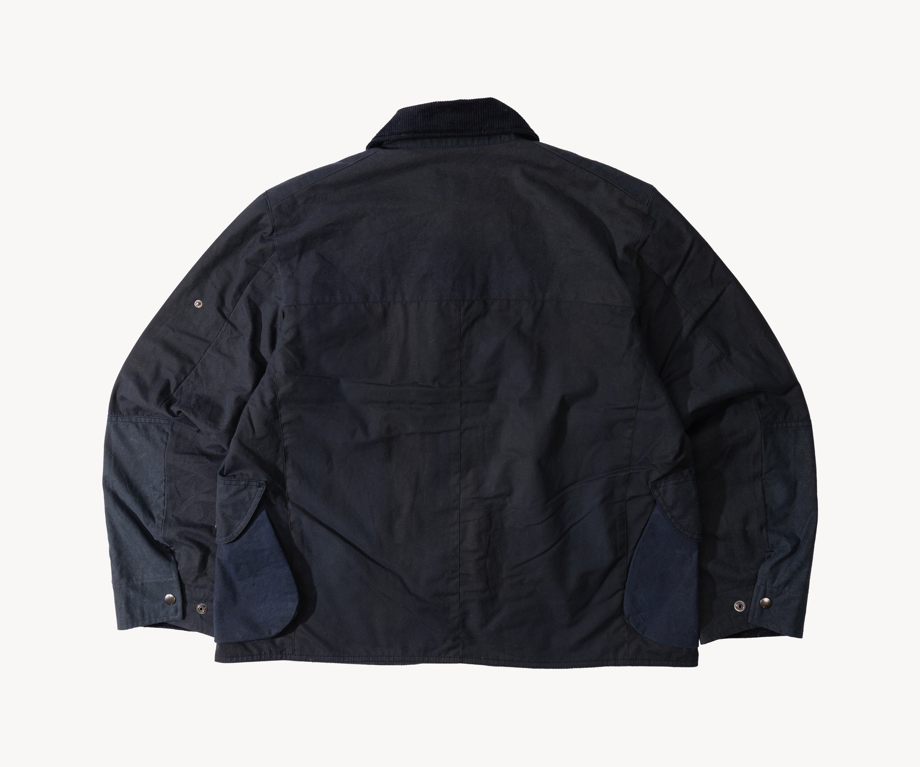 REWORK® STORMFISHER WAX JACKET - N° 021 Coats & Jackets MEDIUM / BLUE - BRUT Clothing US