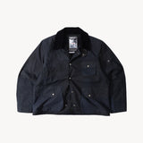 REWORK® STORMFISHER WAX JACKET - N° 022 Coats & Jackets MEDIUM / BLUE - BRUT Clothing US