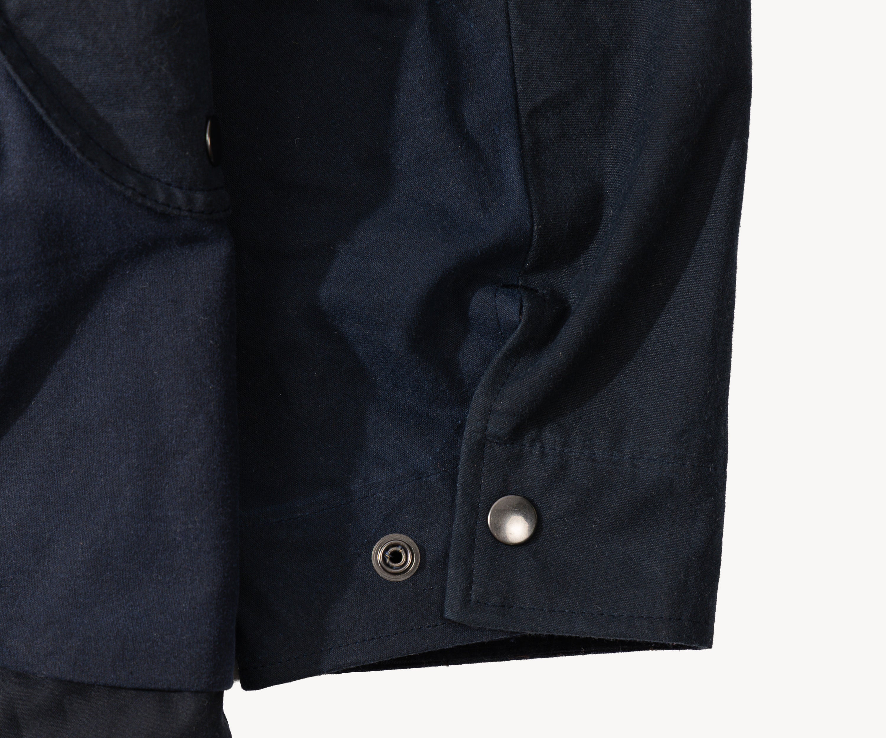 REWORK® STORMFISHER WAX JACKET - N° 022 Coats & Jackets MEDIUM / BLUE - BRUT Clothing US