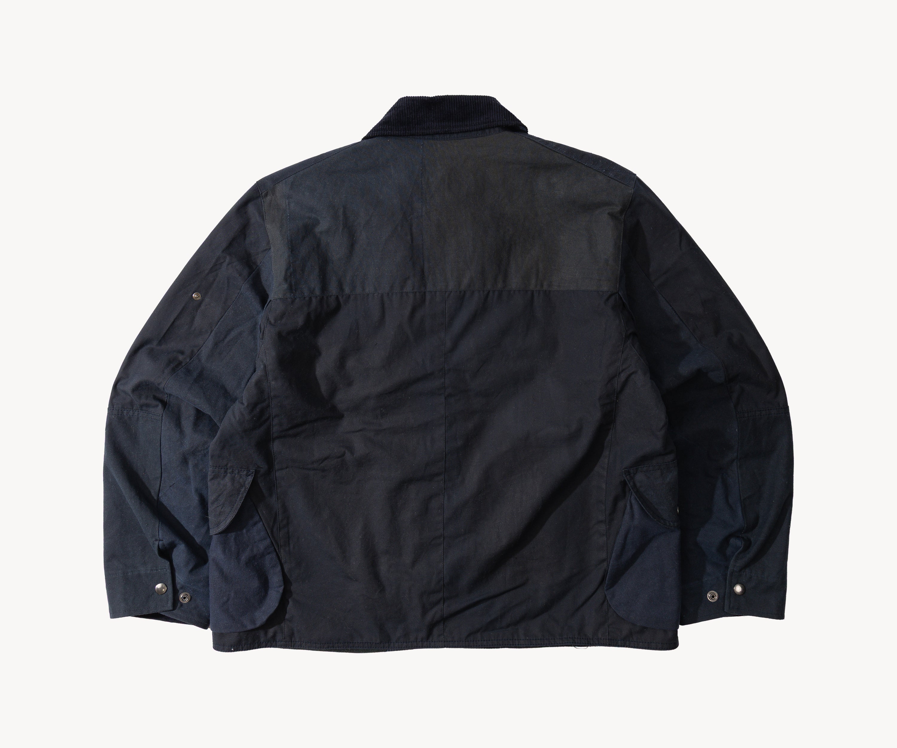 REWORK® STORMFISHER WAX JACKET - N° 022 Coats & Jackets MEDIUM / BLUE - BRUT Clothing US