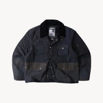 REWORK® STORMFISHER WAX JACKET - N° 023 Coats & Jackets MEDIUM / BLUE - BRUT Clothing US