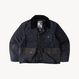 REWORK® STORMFISHER WAX JACKET - N° 023 Coats & Jackets MEDIUM / BLUE - BRUT Clothing US