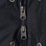 REWORK® STORMFISHER WAX JACKET - N° 023 Coats & Jackets MEDIUM / BLUE - BRUT Clothing US