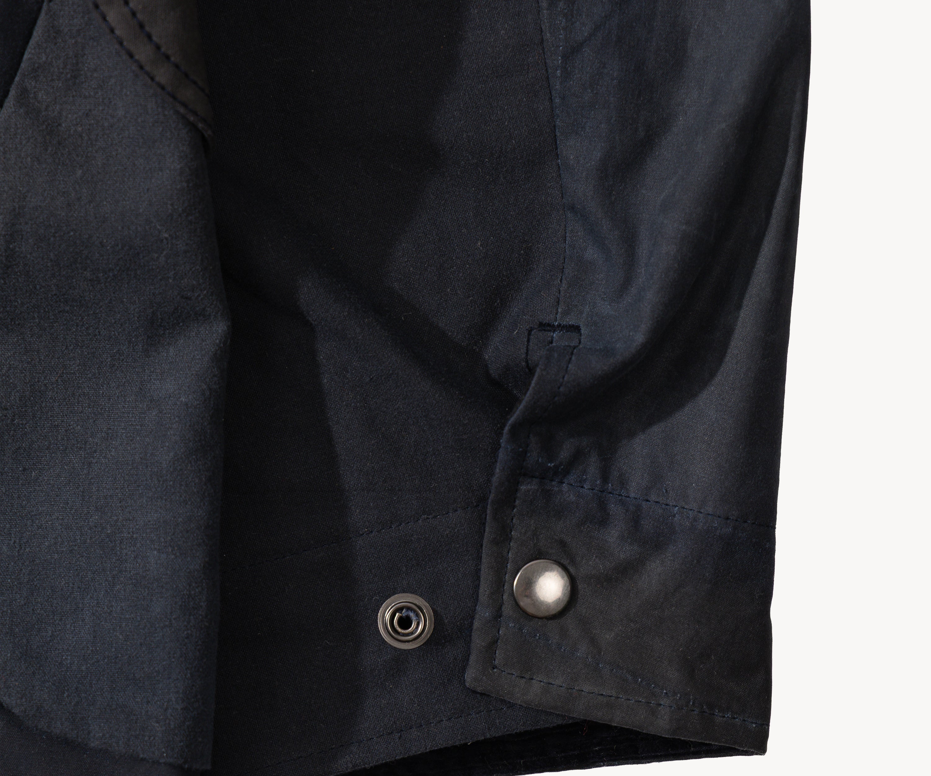 REWORK® STORMFISHER WAX JACKET - N° 023 Coats & Jackets MEDIUM / BLUE - BRUT Clothing US