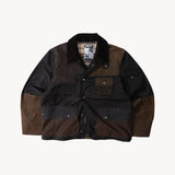REWORK® STORMFISHER WAX JACKET - N° 026 Coats & Jackets LARGE / BROWN - BRUT Clothing US