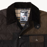 REWORK® STORMFISHER WAX JACKET - N° 026 Coats & Jackets LARGE / BROWN - BRUT Clothing US