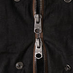 REWORK® STORMFISHER WAX JACKET - N° 026 Coats & Jackets LARGE / BROWN - BRUT Clothing US