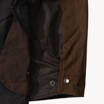 REWORK® STORMFISHER WAX JACKET - N° 026 Coats & Jackets LARGE / BROWN - BRUT Clothing US