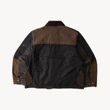 REWORK® STORMFISHER WAX JACKET - N° 026 Coats & Jackets LARGE / BROWN - BRUT Clothing US