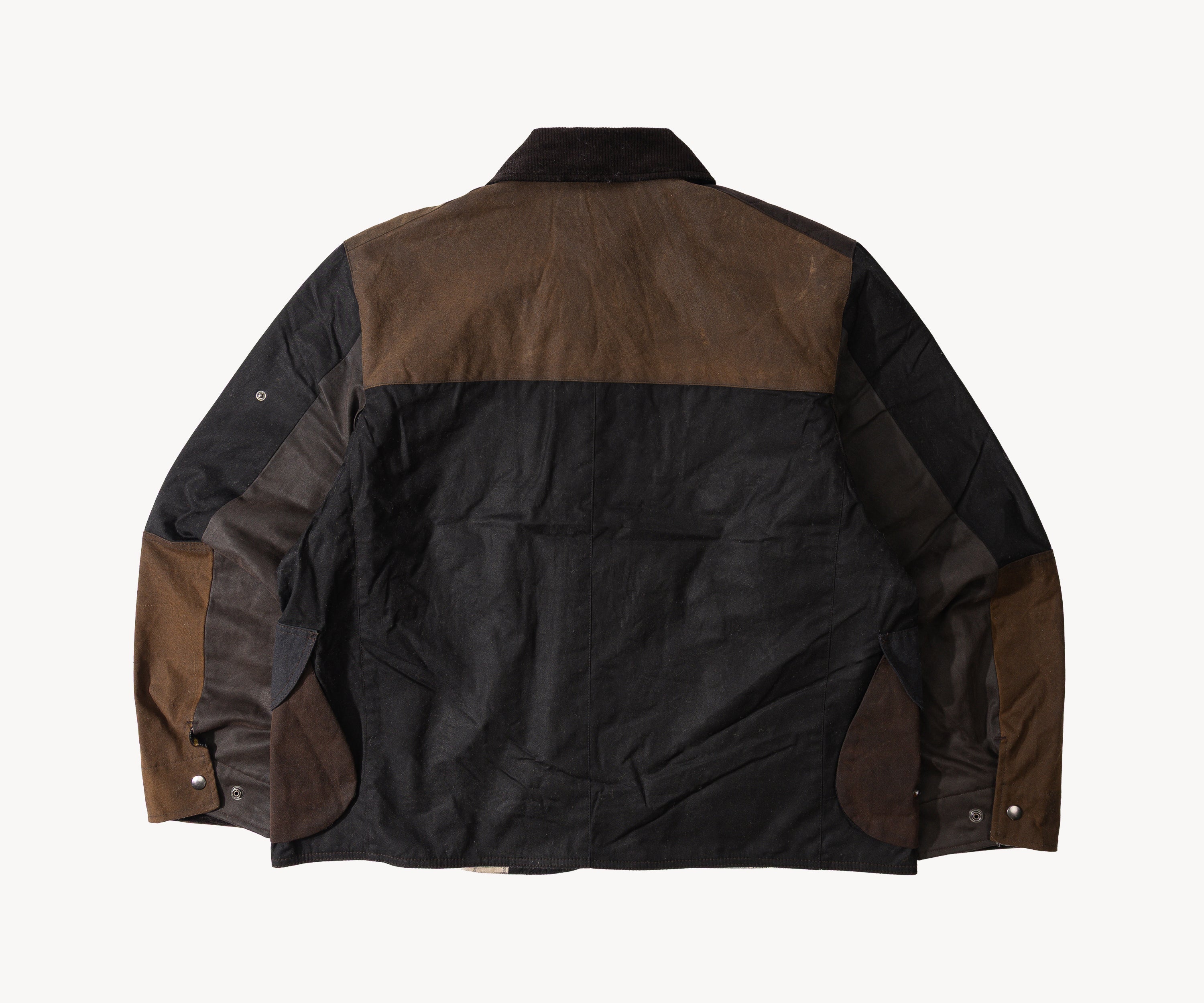 REWORK® STORMFISHER WAX JACKET - N° 026 Coats & Jackets LARGE / BROWN - BRUT Clothing US