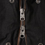 REWORK® STORMFISHER WAX JACKET - N° 027 Coats & Jackets LARGE / BROWN - BRUT Clothing US
